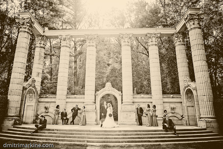 bridal party wedding pictures